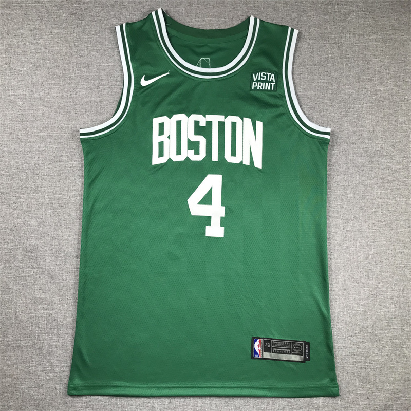 Men Boston Celtics 4 Holiday Green Nike 2025 NBA Jersey